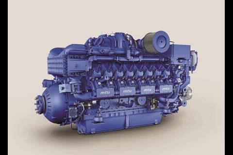 In 2018 Rolls-Royce will deliver the first certified MTU gas engines for commercial marine applications